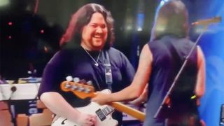 Wolfgang Van Halen and Dave Grohl