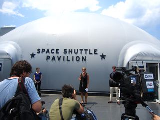 Space Shuttle Pavilion Opens