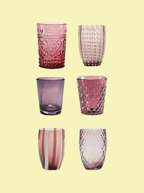 Handcrafted Tumblers Melting Pot, Set of 6