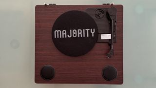 Majority Moto 2.0 turntable on a table