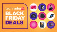 Collage of Black Friday deals including TVs, cameras, laptops, tablets, vacuums and more