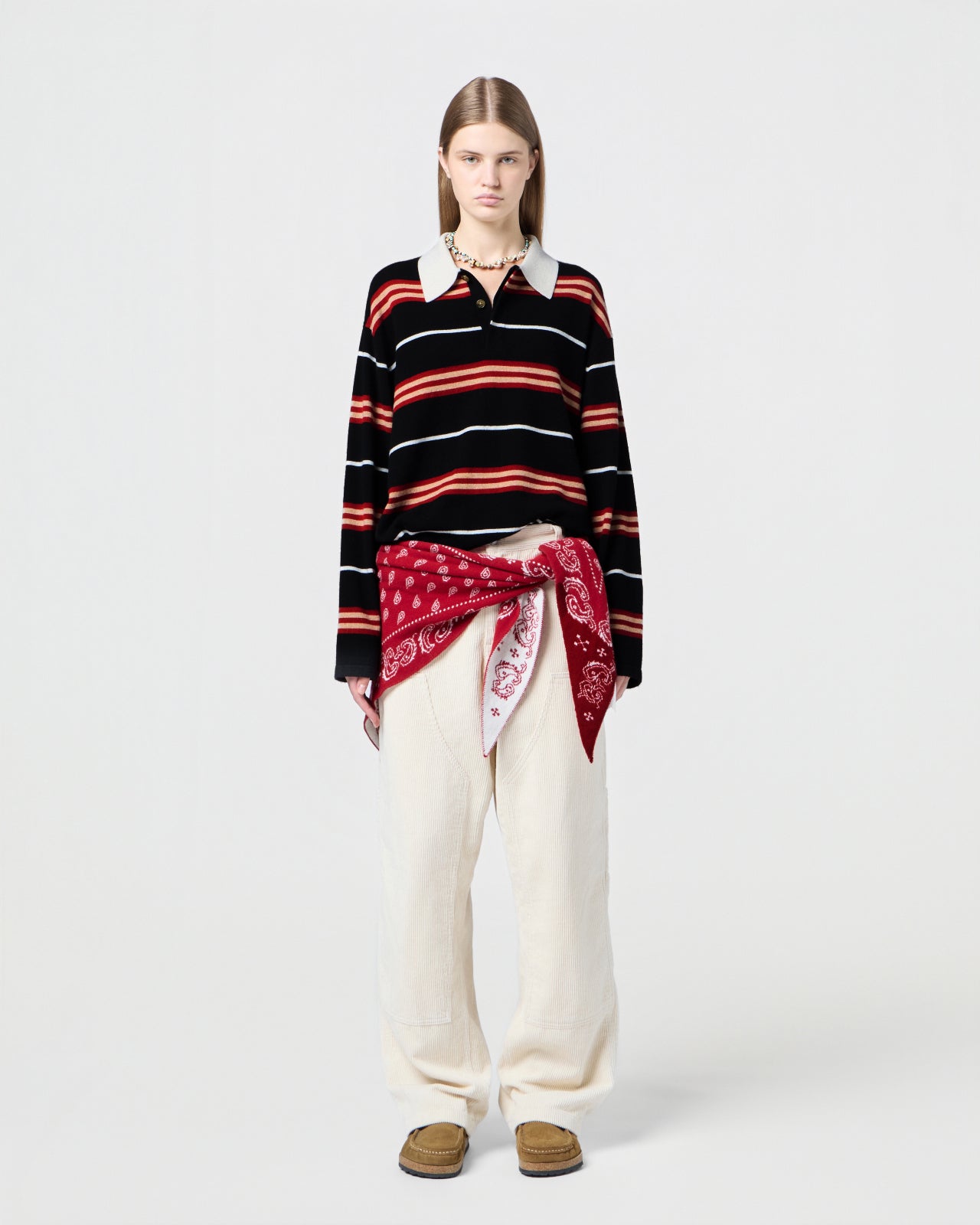 Striped Rugby - Black Combo