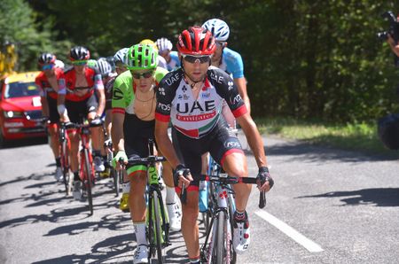 Diego Ulissi (UAE Team Emirates) in a Tour breakaway