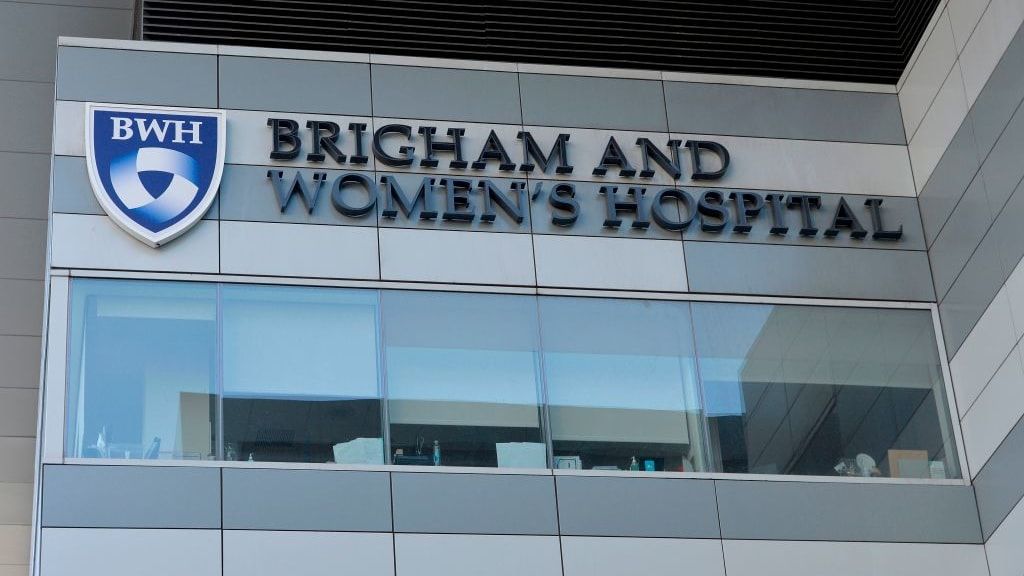 The outside of Brigham and Women&amp;#039;s Hospital in Boston.