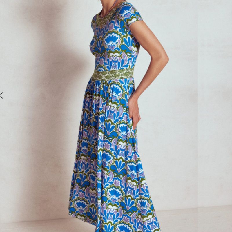 printed jersey dress