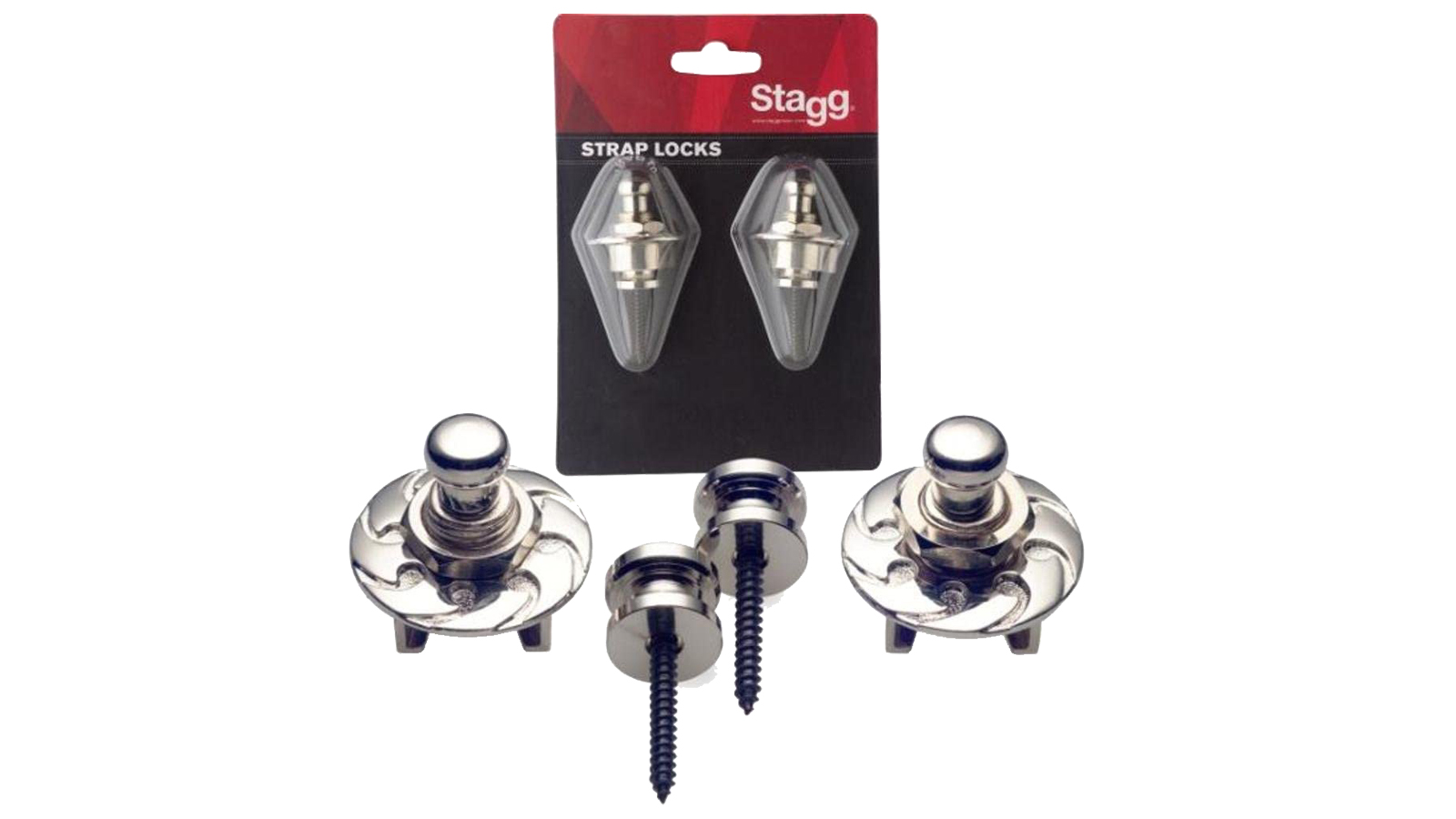 Best guitar strap locks: Stagg SSL1 BK