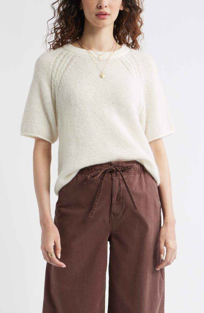 Relaxed Short Sleeve Sweater