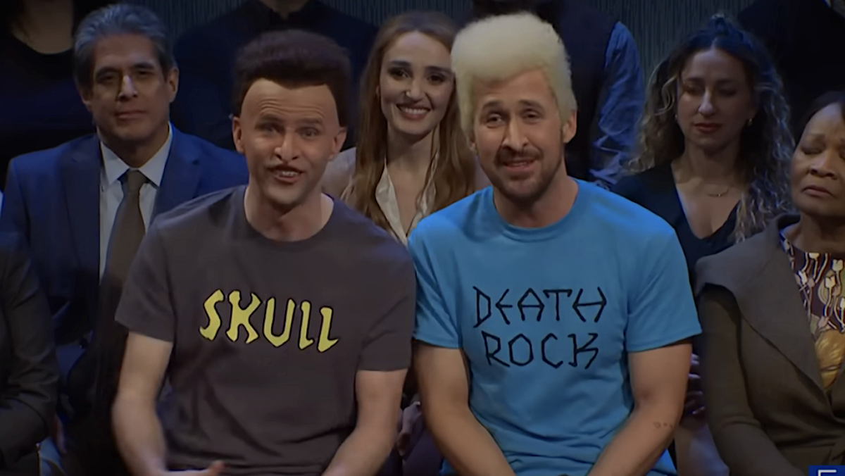 See Ryan Gosling And Mikey Day Reprise Their Beavis And Butt-Head Roles  Following Viral SNL Sketch | Cinemablend