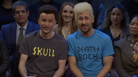 See Ryan Gosling And Mikey Day Reprise Their Beavis And Butt-Head Roles ...