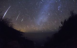 Geminids from Big Sur
