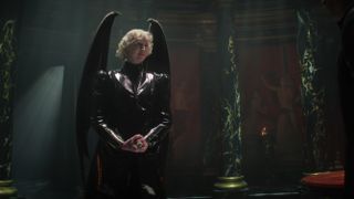 Gwendoline Christie as Lucifer in The Sandman