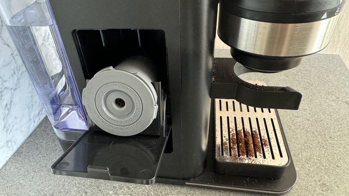 Cuisinart Grind and Brew Single Serve coffee maker review Tom's Guide