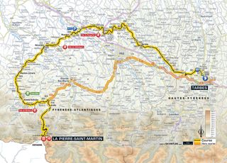 Tour de France 2015 stage 10 map