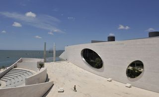 One of Charles Correa's projects outside India is the Champalimaud Centre for Study of the Unknown in Lisbon