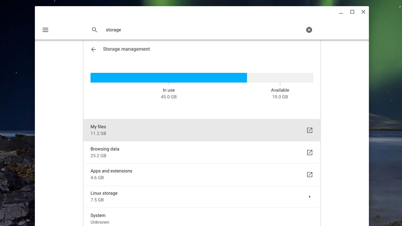 How to free up storage on a Chromebook