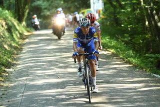 Remco Evenepoel and Toms Skujins on the attack in San Sebastian