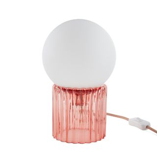 Dima Opaline & Coloured / Streaked Glass Lamp