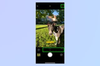 A screenshot showing how to access hidden iPhone camera features