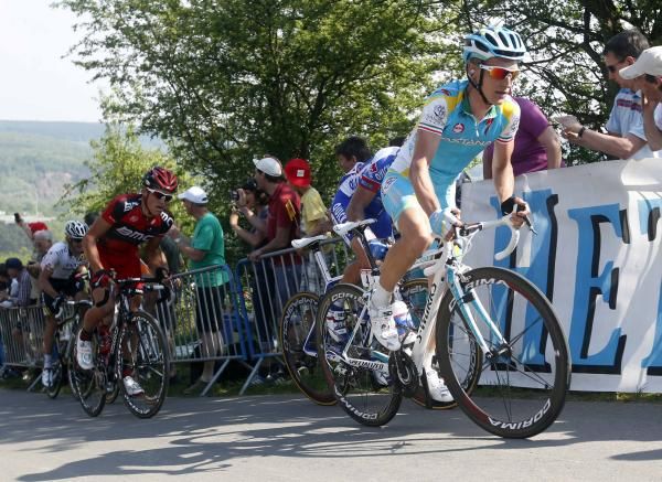 Enrico Gasparotto (Astana) was one of the day's main aggressors.