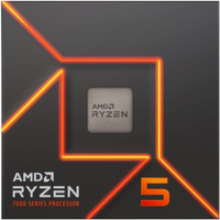 AMD Ryzen 5 7600 | 6 cores, 12 threads | AM5 socket | 5.1 GHz boost | 32 MB L3 cache |65 W | $229 $197.98 at Amazon (save $31.02)