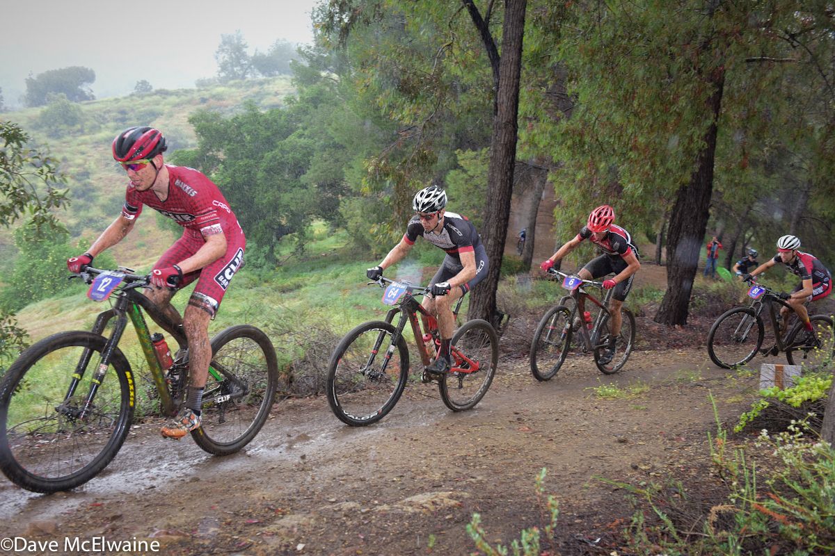 Ben Sonntag (Cliff Bar) riding in the top ten during lap one