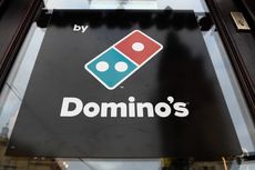 Domino's pizza logo.