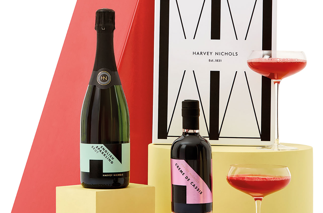 Harvey Nichols British Kir Royale set