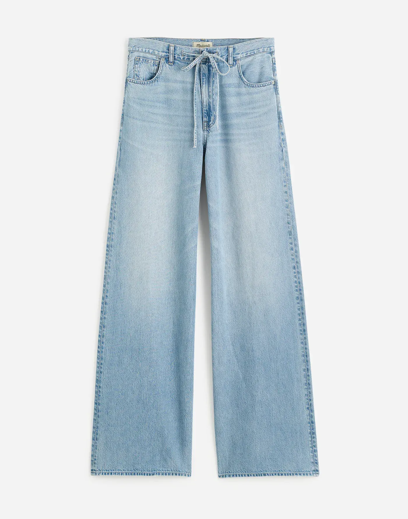 Blue wide-leg jeans
