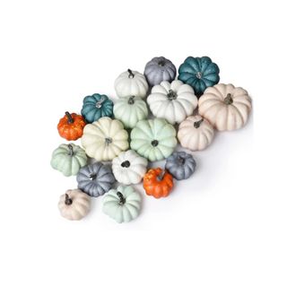 Gomaty Artificial Pumpkins Set with multiple sizes and colors