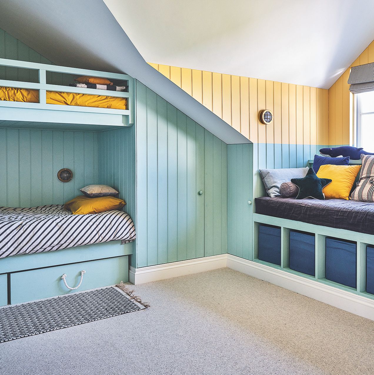 21 clever kids' shared bedroom ideas for a fair space divide | Ideal Home