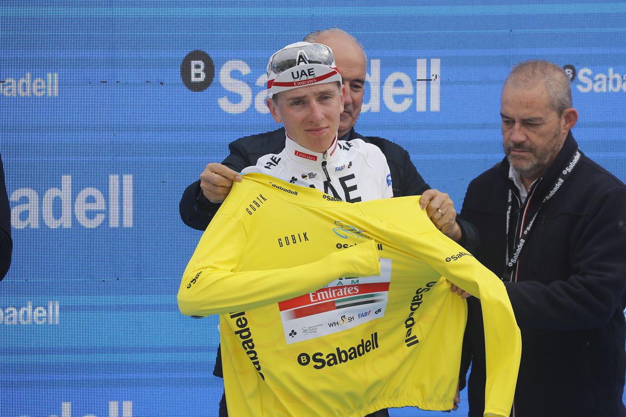 New Volta a la Comunitat Valenciana race leader Tadej Pogacar