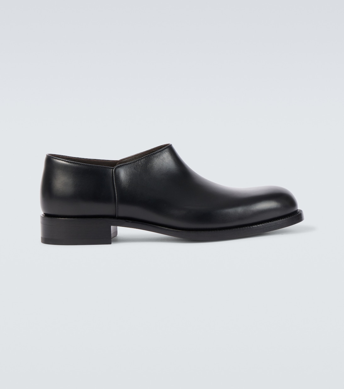 Nobilis Leather Ankle Boots in Black - The Row
