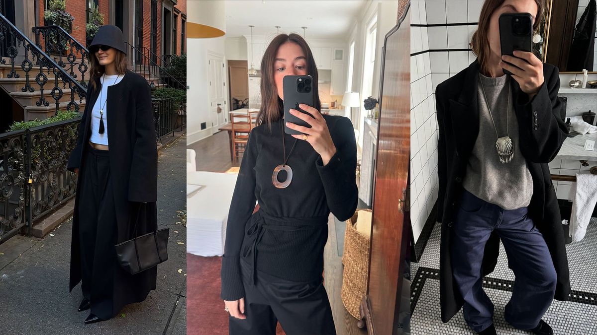 The Semi-Surprising Jewelry Trend People Are Wearing With Coats and Sweaters This Season