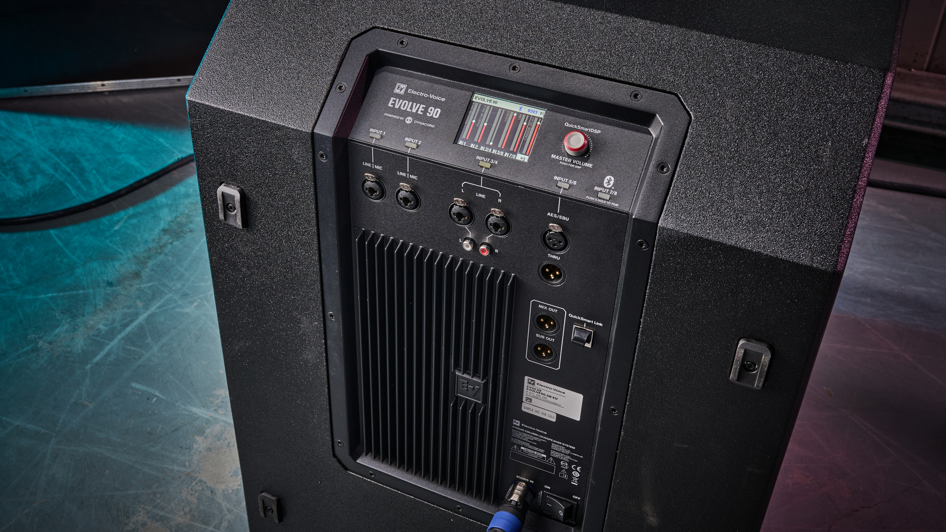 A selection of PA systems in out testing studio