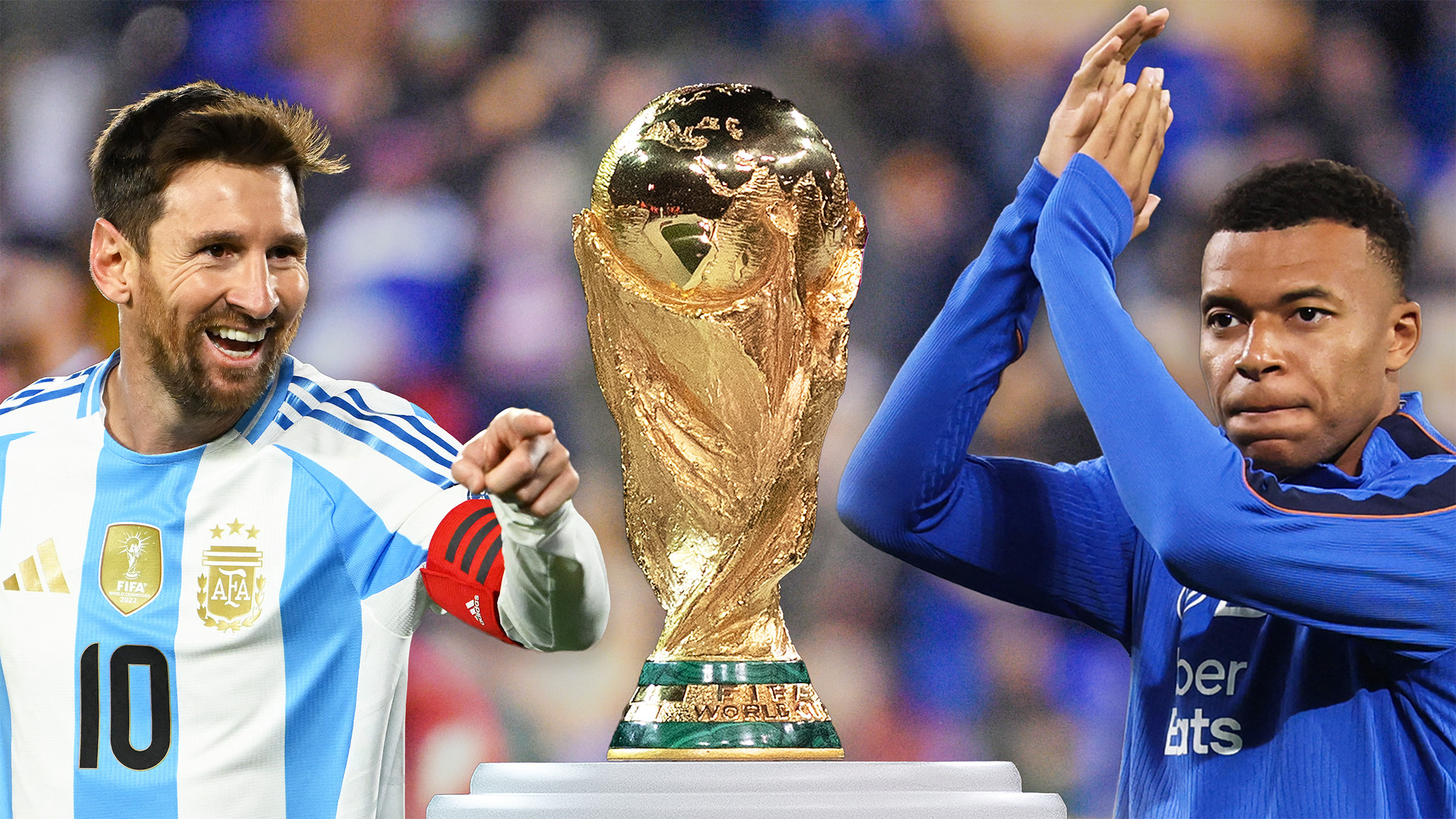 Lionel Messi and Kylian Mbappe - World Cup 2026