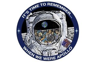 “When We Were Apollo" mission patch decal.