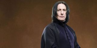 Alan Rickman as Severus Snape