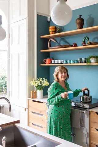 Rethinking the layout of her home allowed Vivienne to craft a rustic yet simple kitchen with a feeling of calm at its heart