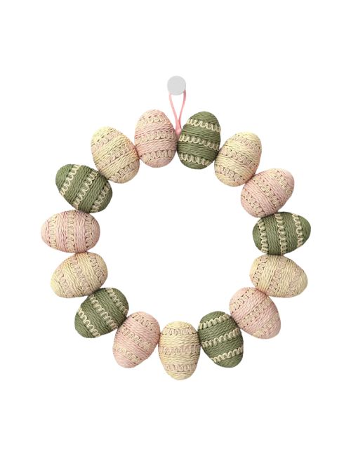 Easter Egg Wreath