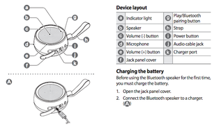 A section of the Samsung Scoop manual