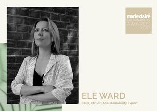 Ele Ward Marie Claire UK Sustainability Awards 2023 judge