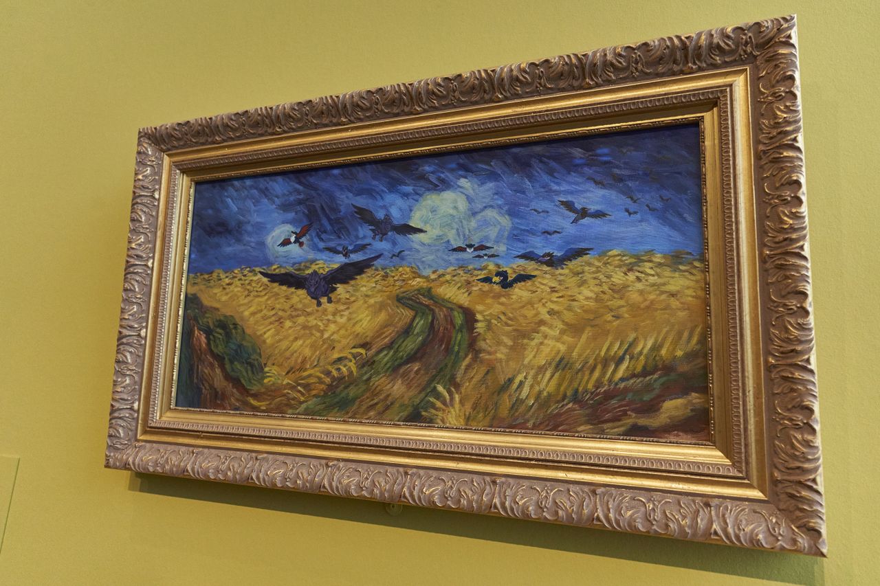 The Van Gogh x Pokemon exhibit at the official Van Gogh Museum in Amsterdam
