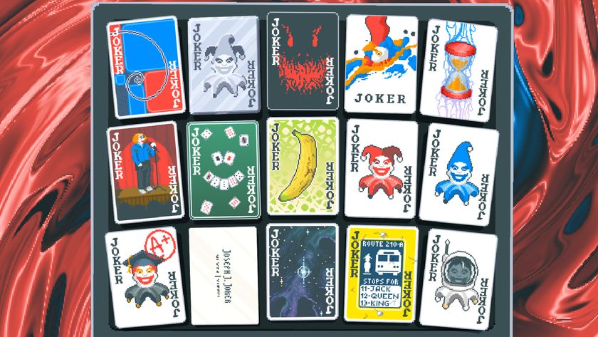 Balatro screenshot showing an assortment of joker cards