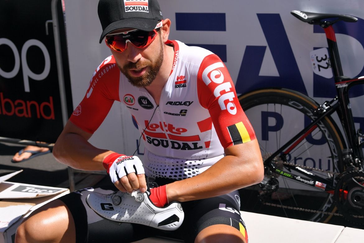 Thomas De Gendt makes all-important show adjustments