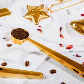 Sass & Belle gold Coffee Scoop Clip