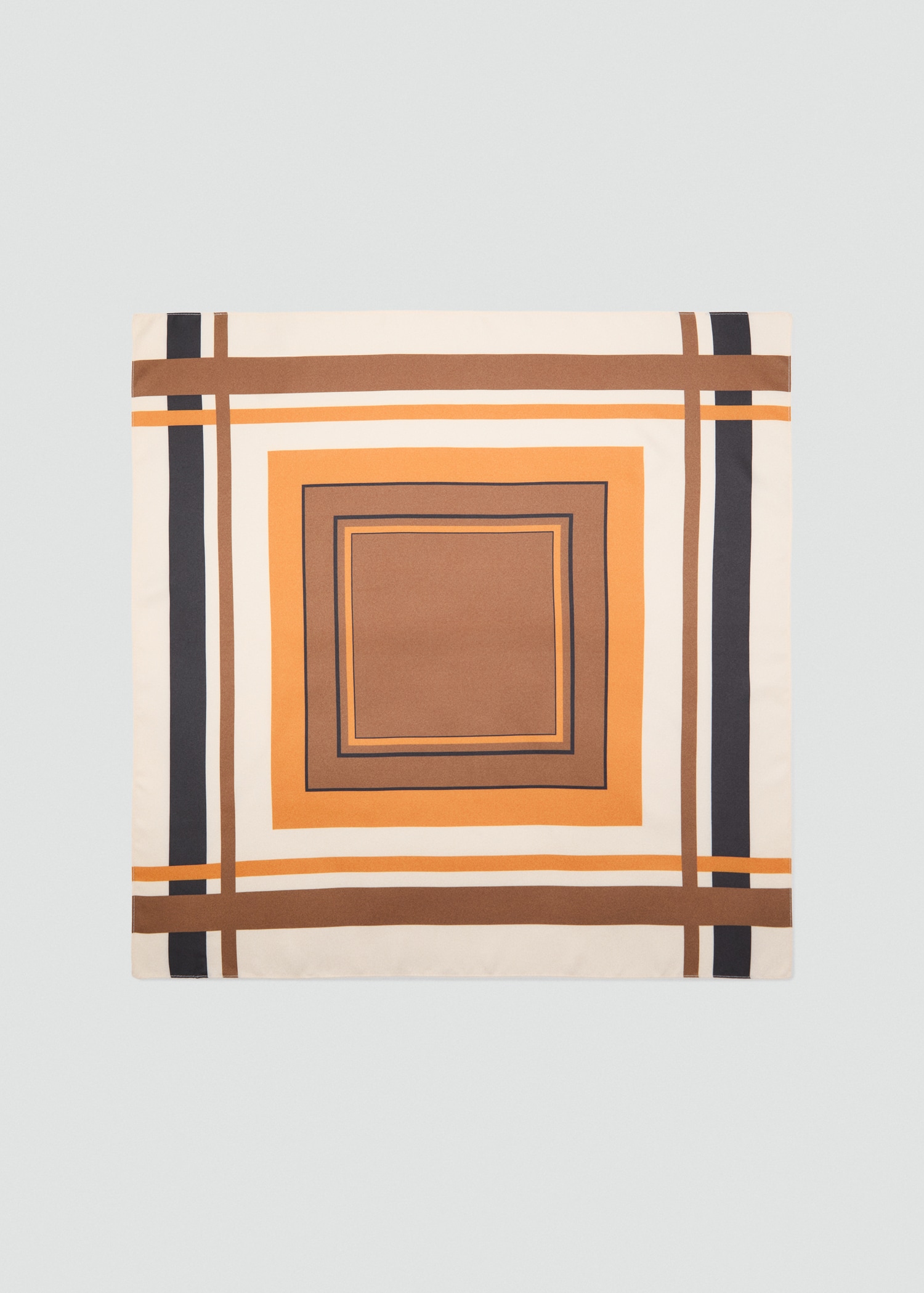 Striped Satin Scarf - Women | Mango Usa