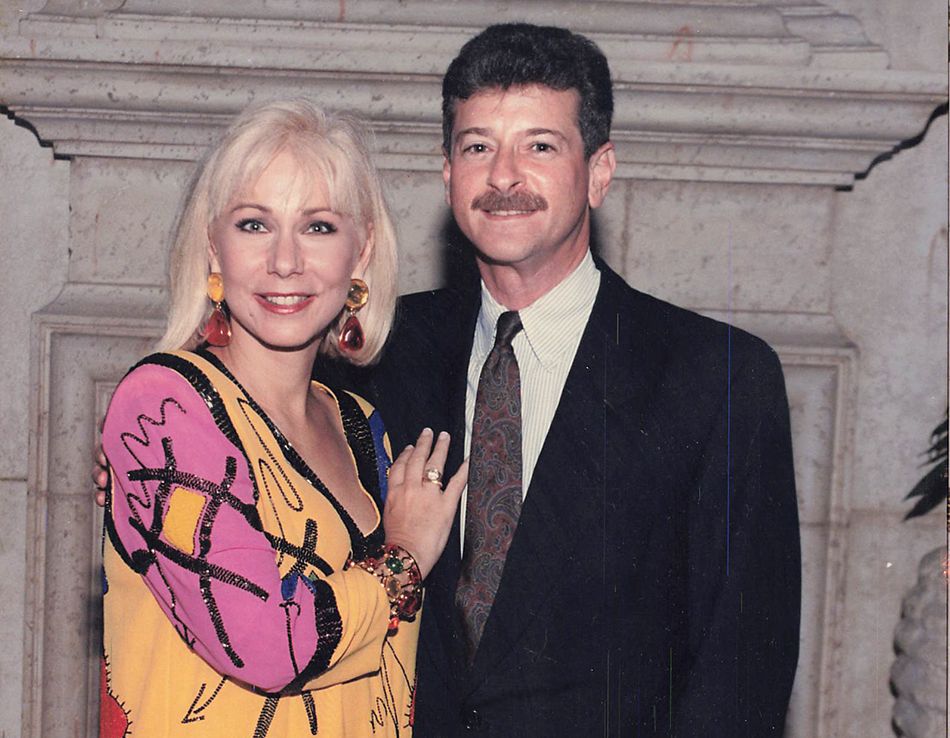 Cristina Saralegui and Rafael Eli in the 1990s