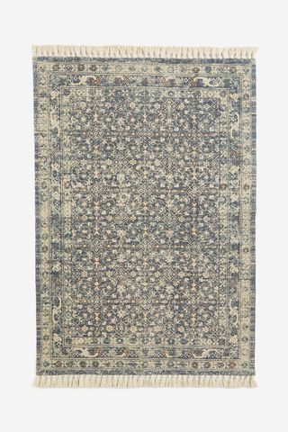 Fringed Patterned Rug