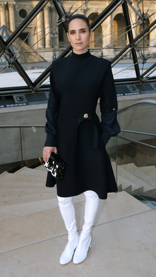 Jennifer Connelly attends the Louis Vuitton show as part of the Paris Fashion Week Womenswear Fall/Winter 2017/2018 on March 7, 2017 in Paris, France