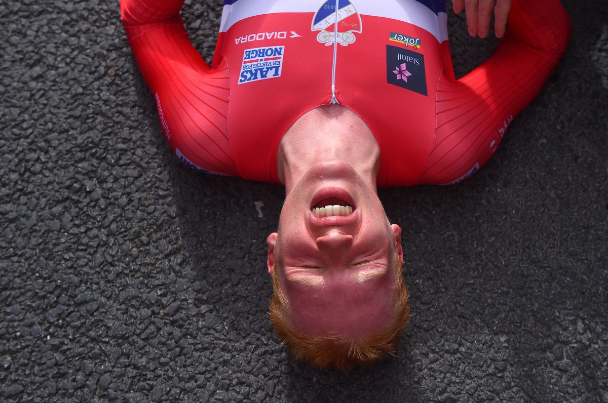 Andreas Leknessund recovers after going deep in the TT